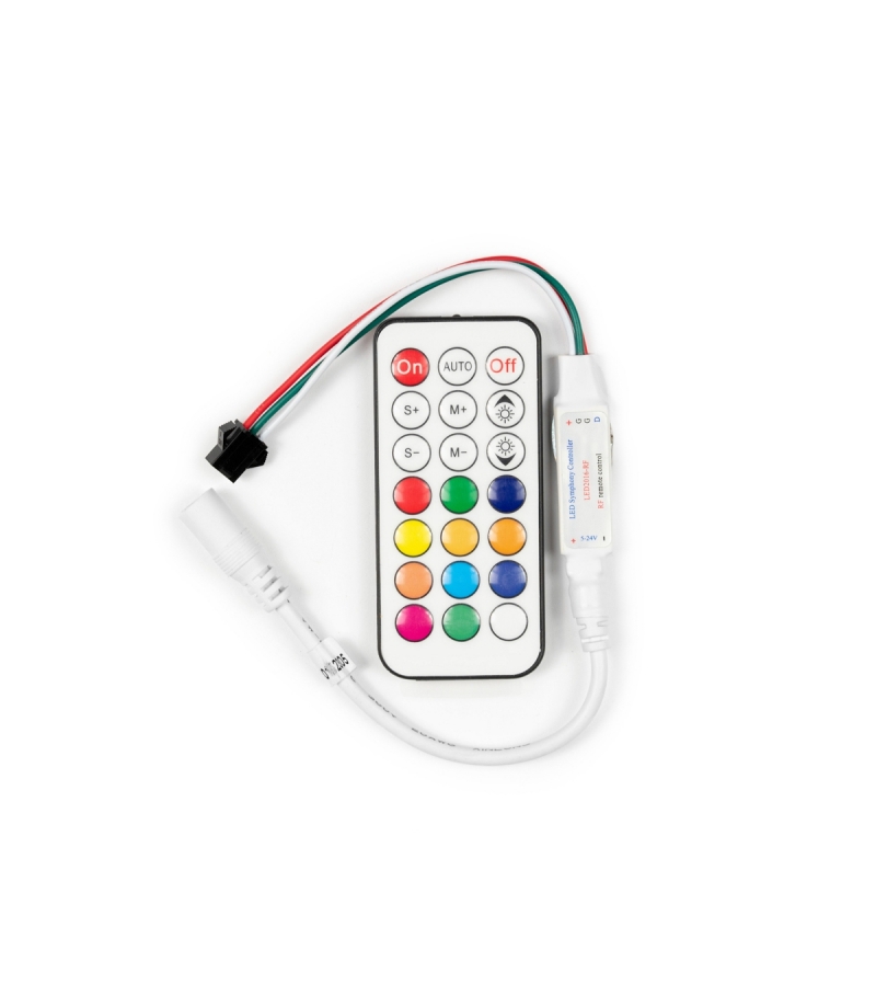 Kontroler RGB MAGIC IC SPI 12-24V + pilot RF LED line 249372