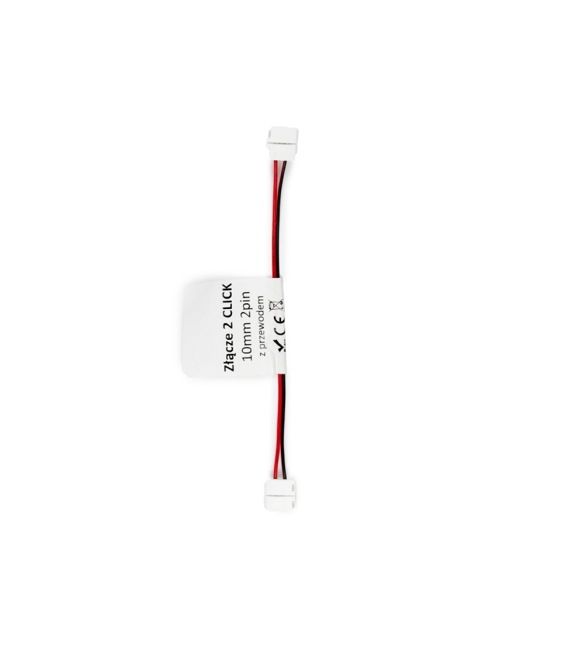 złączka do taśm LED CLICK CONNECTOR podwójna 10 mm 2 PIN z przewodem LED line 243578