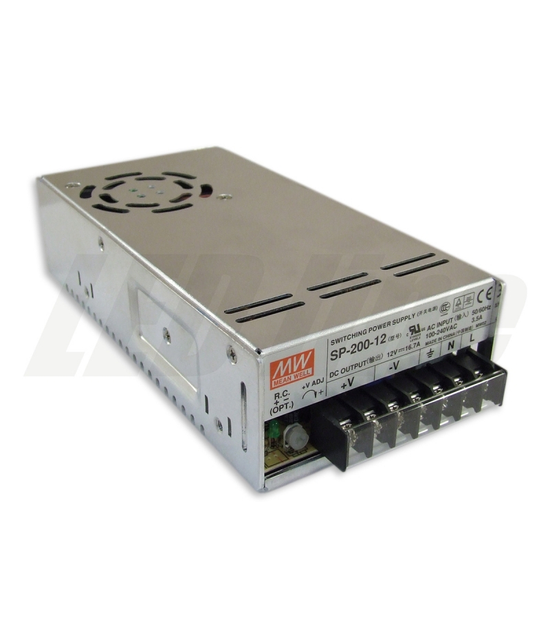 Zasilacz SP-200-12 16,7A 200,4W 12V Mean Well SP-200-12