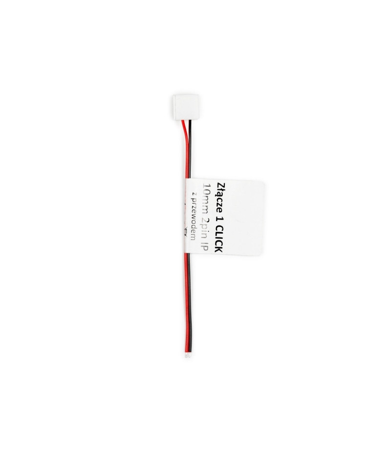 złączka do taśm LED wodoodpornych CLICK CONNECTOR pojedyncze 10 mm 2 PIN z przewodem LED line 243585