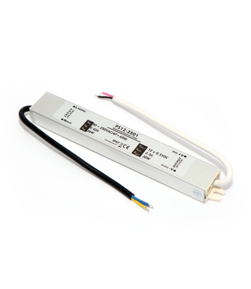 Zasilacz IP-30-12 2,5A 30W 12V IP67  IP-30-12