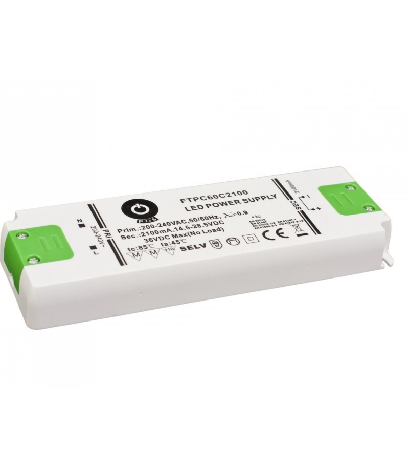 Zasilacz FTPC60C2100 2100mA 59,85W 14,5-28,5V POS FTPC60C2100