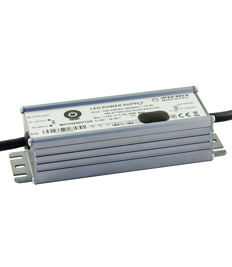 Zasilacz MCHQ40V12A 3,3A 40W 12V IP65 POS MCHQ40V12A