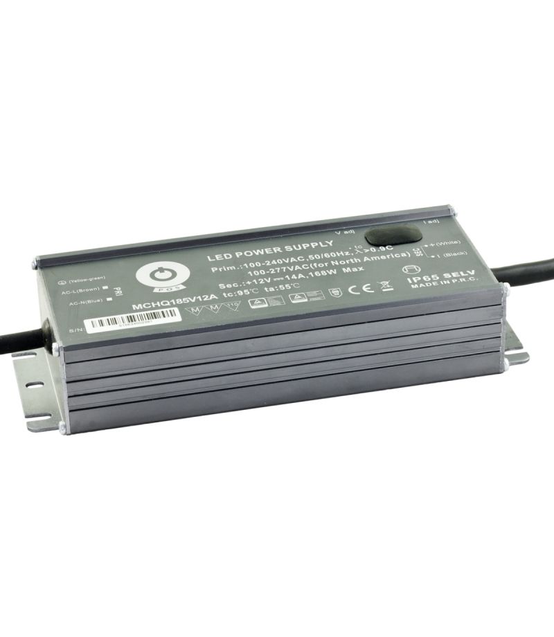 Zasilacz MCHQ185V12A 14A 168W 12V IP65 POS MCHQ185V12A