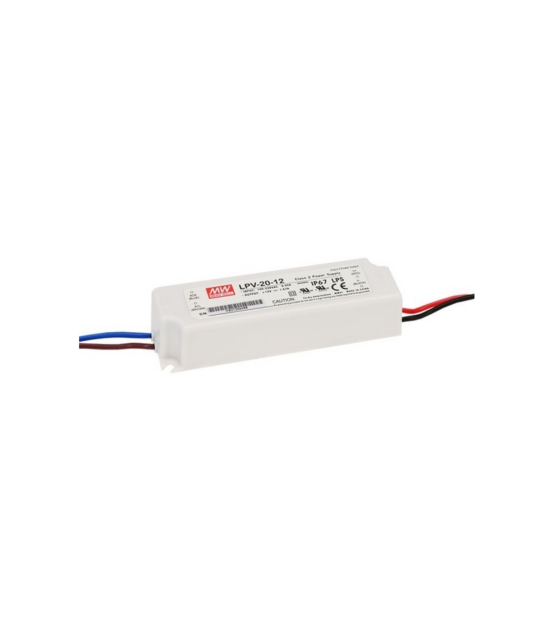 Zasilacz LPV-20-24 0,84A 20W 24V IP67 Mean Well LPV-20-24