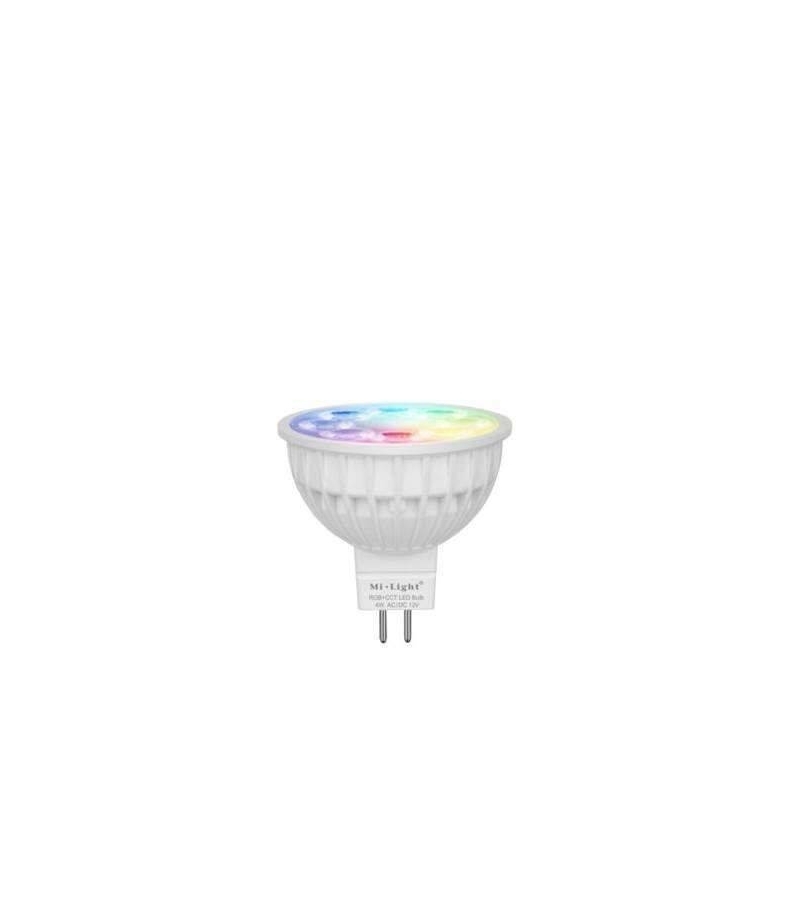 Mi-light Żarówka RGB/CCT MR16 4W 12V 4-strefy Mi-Light FUT104