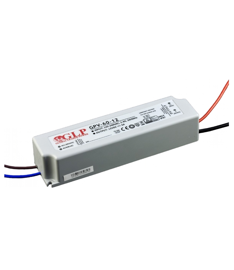 Zasilacz GPV-60-5 8A 60W 5V IP67 GLP GPV-60-5