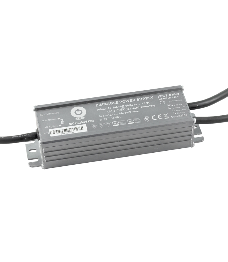 Zasilacz MCHQ60V24B 2,5A 60W 24V IP65 POS MCHQ60V24B