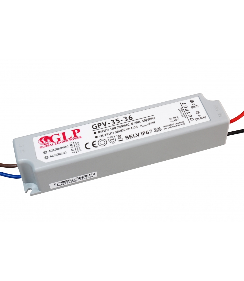 Zasilacz GPV-35-36 1A 36W 36V IP67 GLP GPV-35-36