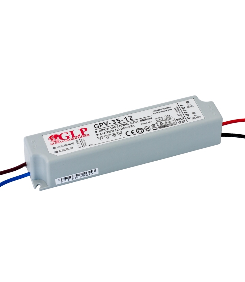 Zasilacz GPV-35-5 5A 25W 5V IP67 GLP GPV-35-5