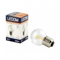 LEDOM E27 1W 2700K 50lm 220-240V FILAMENT G45 LEDOM 478542