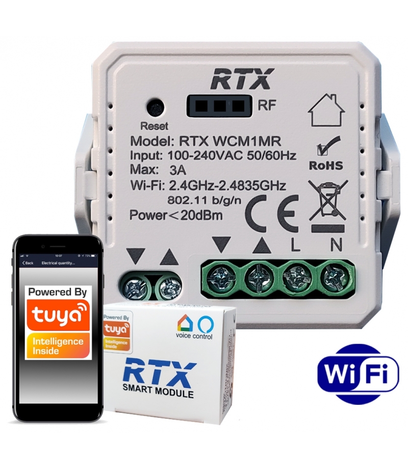 Tuya Wi-Fi Sterownik rolet dopuszkowy  NEO-51