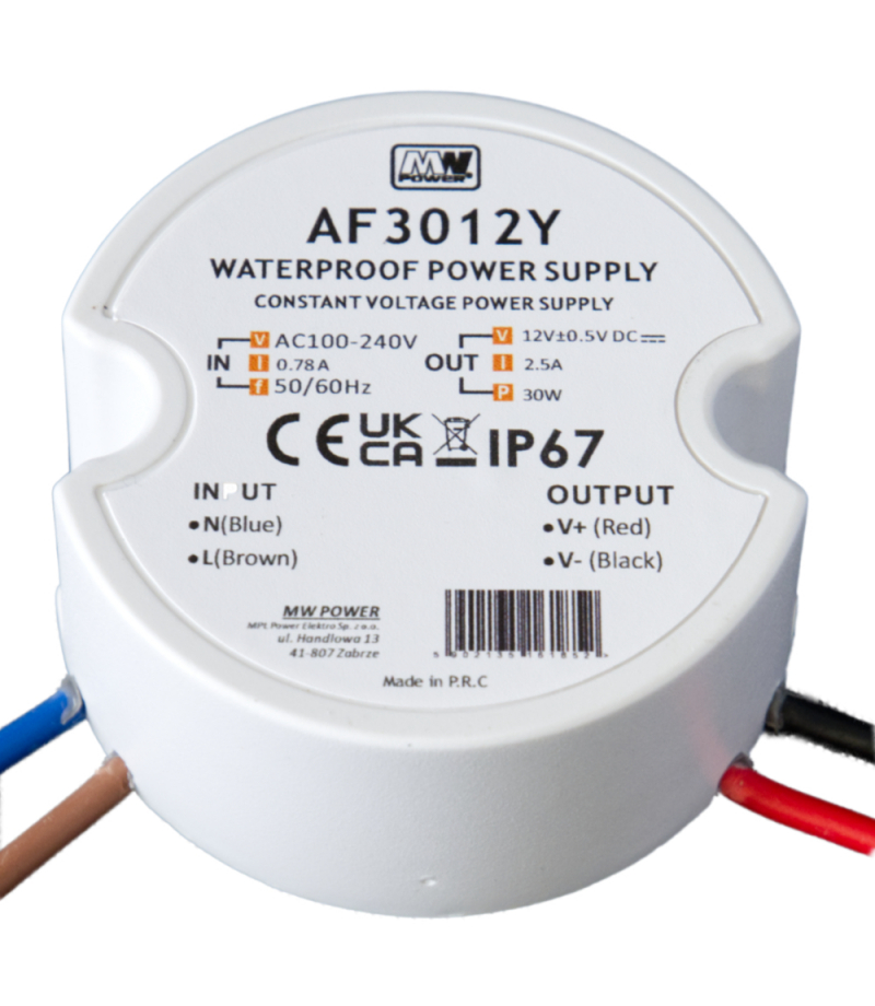 Zasilacz AF3024Y 1,25A 30W 24V PUSZKA MW Power AF3024Y MW Power AF3024Y