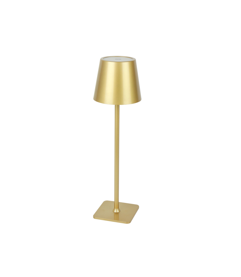 Lampa stołowa TAZA 3,5W 400lm CCT IP54 złota 2x2000mAh 4in1 LITE