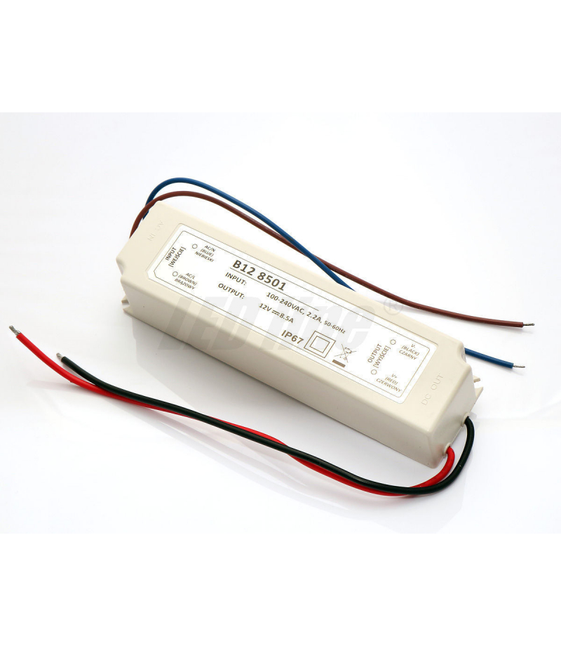 Zasilacz B12-8501 8,5A 102W 12V IP67  B12-8501  B12-8501