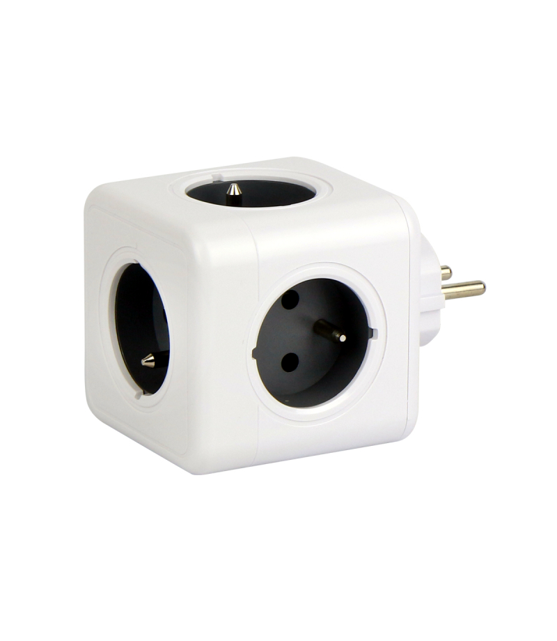 Rozgałęźnik CUBE  5 gniazd 16A/3680W Schuko AURA line 205789