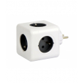 Rozgałęźnik CUBE  5 gniazd 16A/3680W Schuko AURA line 205789