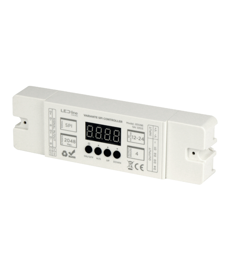 Kontroler VARIANTE RF SPI DIGITAL 4in1 (mono/CCT/RGB/RGBW) PRIME LED line PRIME 218697 LED line PRIME 218697