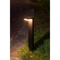 Oprawa Solarna Ogrodowa słupek 50cm Suntis barwa ciepła z czujnikiem ruchu 3000K 220lm 2Ah USB-C Kwadrat IP54 Czarna PRIME