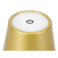Lampa stołowa TAZA 3,5W 400lm CCT IP54 złota 2x2000mAh 4in1 LITE