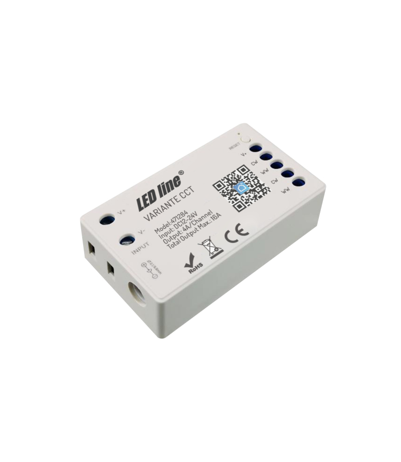 Kontroler VARIANTE 12V/24V 16A RF WIFI TUYA CCT PRIME LED line PRIME 471284-II LED line PRIME 471284-II