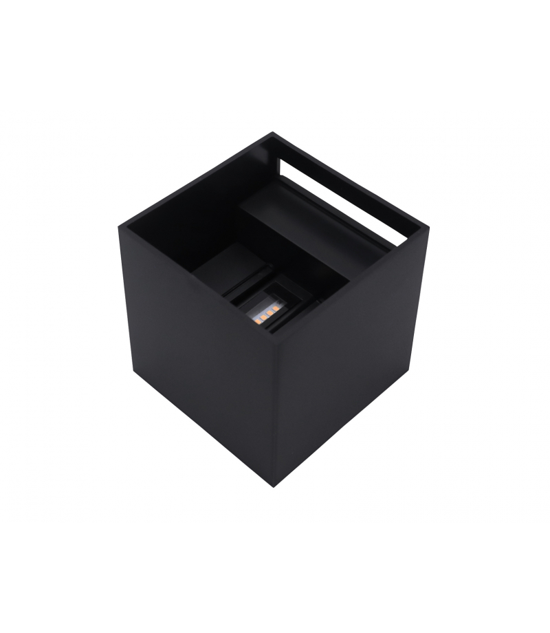 Kinkiet LED 2x3W 4000K IP65 czarny CUBE LITE LED line LITE 478177-II LED line LITE 478177-II