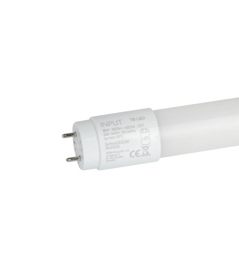 Świetlówka LED NANO T8 G13 4000K 18W 1820lm 230V 270° 120cm PC LITE LED line LITE 216761 LED line LITE 216761