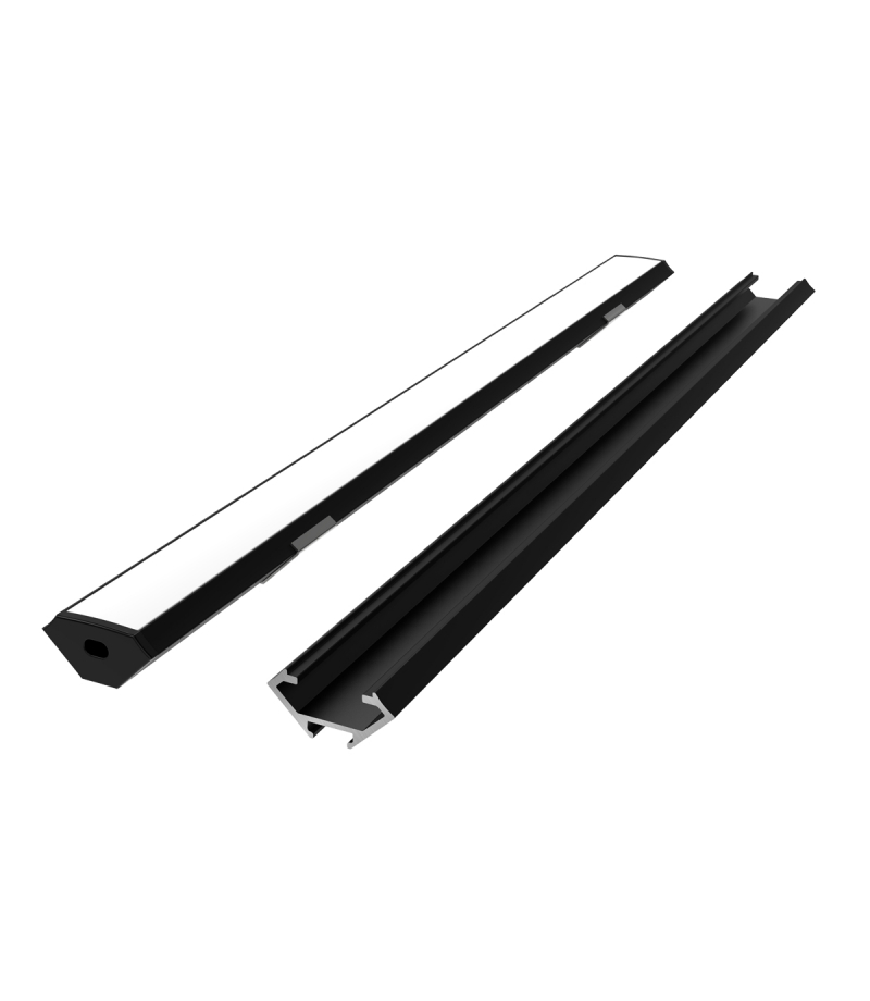 Profil aluminiowy narożny czarny 3m - zestaw PRIME LED line PRIME 218109 LED line PRIME 218109