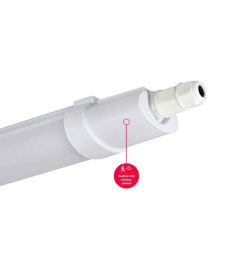 Oprawa hermetyczna LINIX 4000K 36W 4320lm IP65 120cm szara LITE czujnik ruchu MV LED line LITE 211605-II-MV