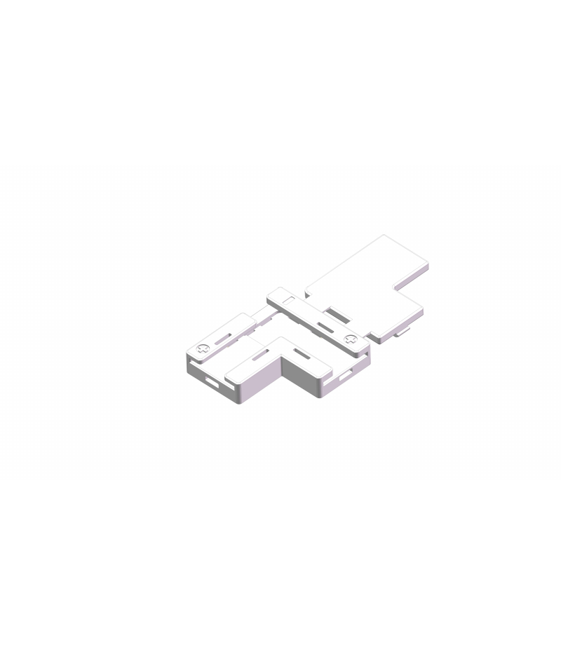 Złączka do taśm Fast Connector 3gen. T SMD/COB 2pin 10mm 5A PCB-PCB PRIME (10 szt.) LED line PRIME 220485 LED line PRIME 220485