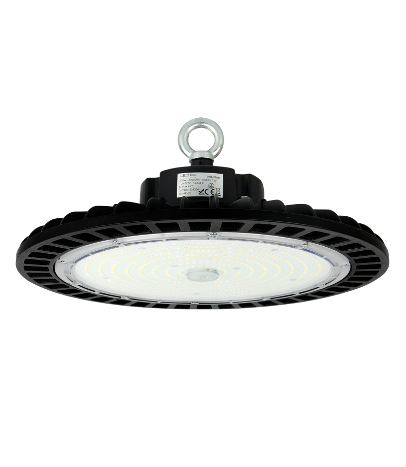 Oprawa Highbay PHANTOM 4000K 200W 35000lm 90° IP65 CRI80 czarna PRIME DALI LED line PRIME 219243 LED line PRIME 219243