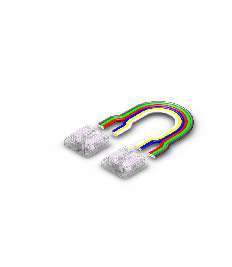 Złączka do taśm Fast Connector 3gen. COB 6pin 12mm 4A PCB-przewód 15cm-PCB PRIME (10 szt.) LED line PRIME 220546 LED line PRIME 220546