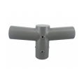 Uchwyt na 2 oprawy do składanego słupa oświetleniowego szary  220355  220355