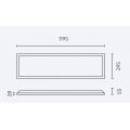 PRIME Panel Backlit  34W 4000K 4760lm UGR19 1195x295 LED line PRIME 206519 LED line PRIME 206519