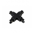 Łącznik X do szynoprzewodu LUMICANTO POWERTRACK czarny z zasilaniem PRIME LED line PRIME 221192 LED line PRIME 221192