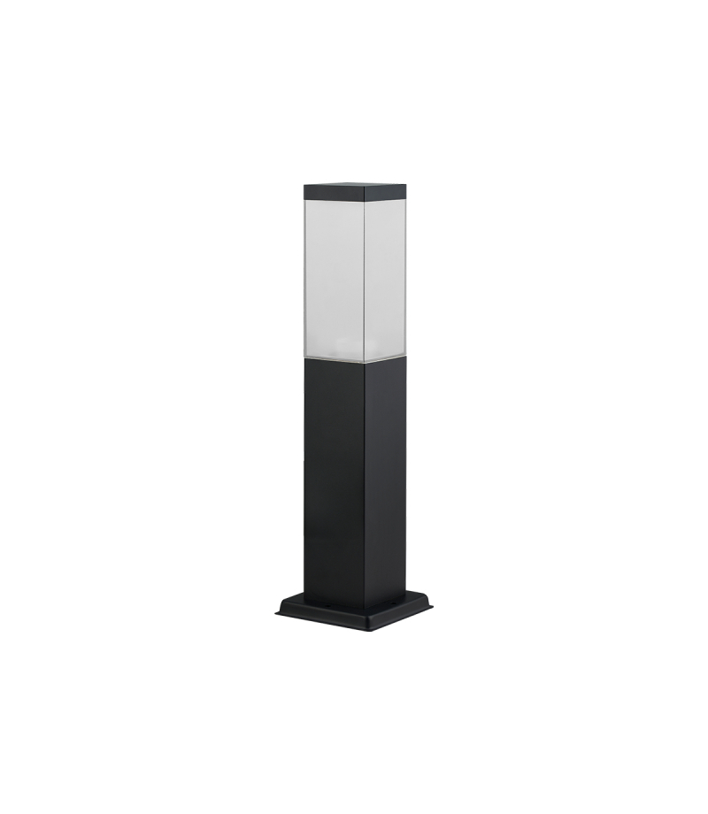 Słupek ogrodowy CUBE kwadratowy czarny E27 80cm LITE LED line LITE 227507 LED line LITE 227507