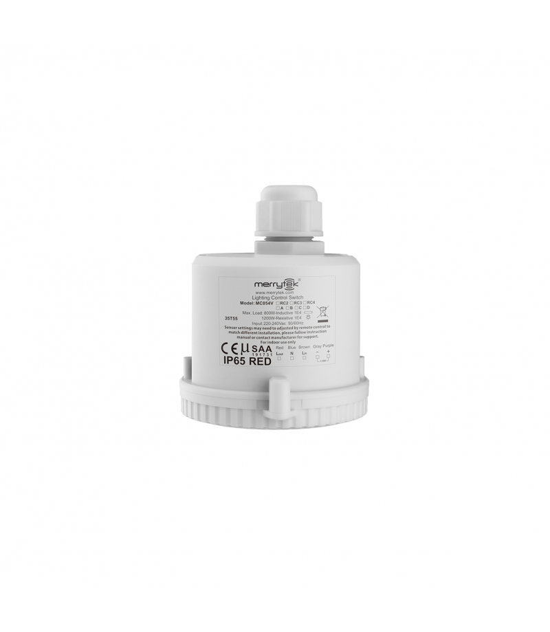 MERRYTEK mikrofalowy czujnik ruchu sensor RC2 C DT 2-DIM+/- IP65 Merrytek MC054V-RC2-C Merrytek MC054V-RC2-C