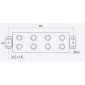 Oprawa Highbay STREAKBAY 4000K 100W 10000lm 120x60° IP65 czarna LITE